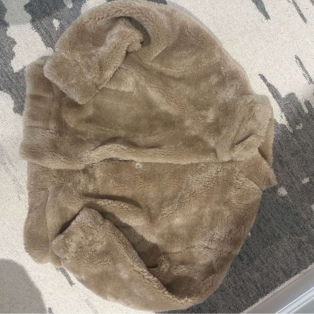Cozy Tan Faux Fur Jacket